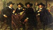 Four aldermen of the Kloveniersdoelen in Amsterdam Bartholomeus van der Helst